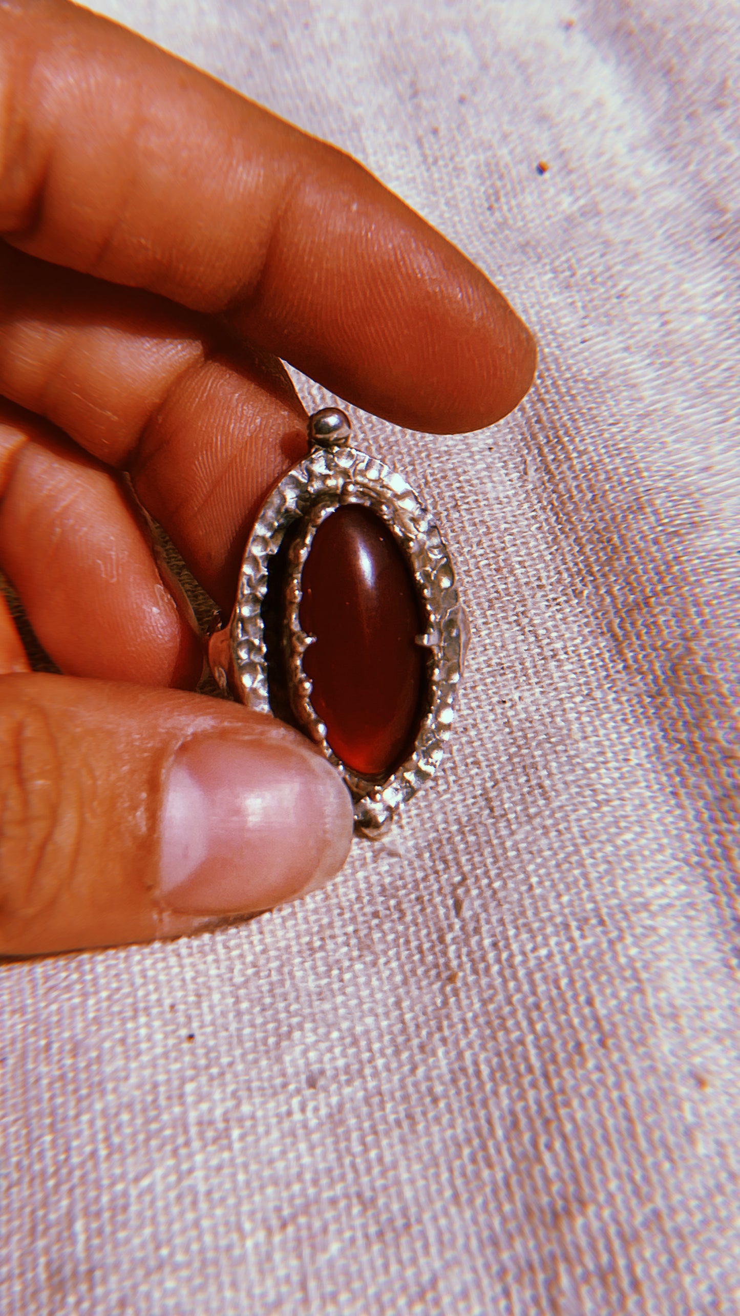 Anillo Jaspe Rojo